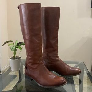 FRYE Melissa Button Back Zip Knee-High Boots